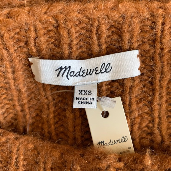 Madewell Cable-Sleeve Boatneck Sweater XXS - Picture 11 of 11